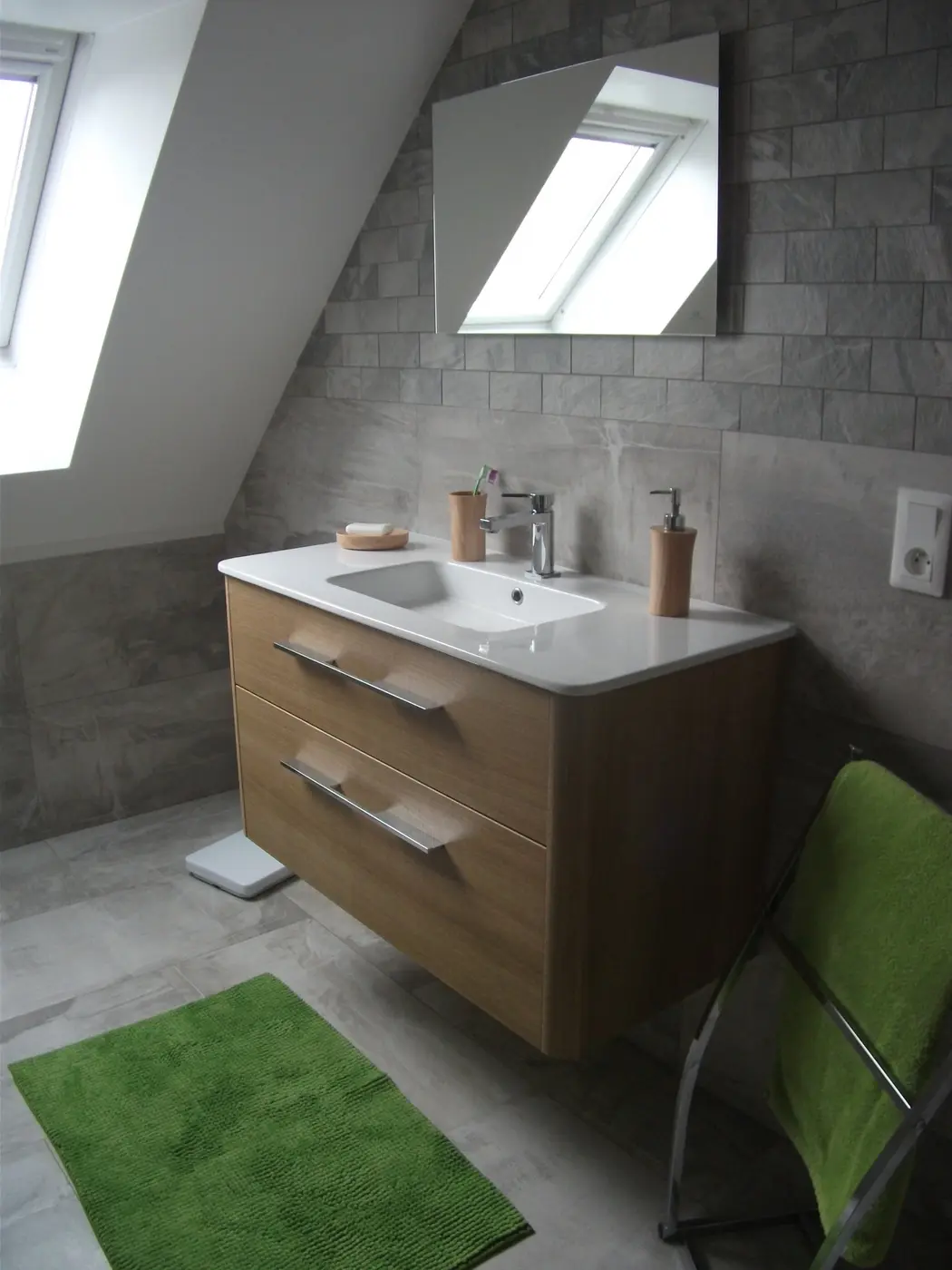Salle de bain sous combles